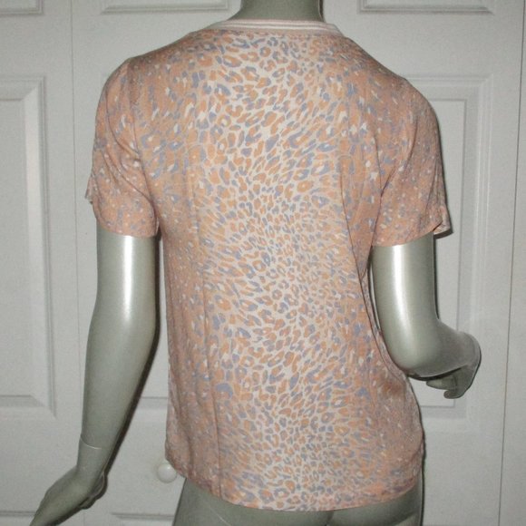 HALE BOB Pink Mixed Pattern Short Sleeve Tee - Picture 5 of 6